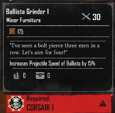 Ballista Grinder I (Required:Corsair 1)